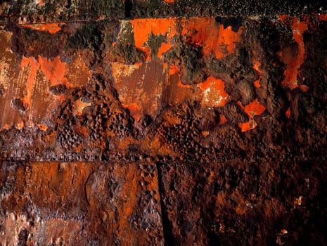 Rust on Wrecked Boat at Baltray Beach in County Louth, Ireland