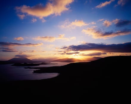 Sunbursts from Valentia Island, Douglas Head to Cahirciveen, Co Kerry, Ireland
