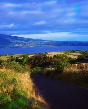 View of County Leitrim and Lough Allen from County Roscommon, Ireland