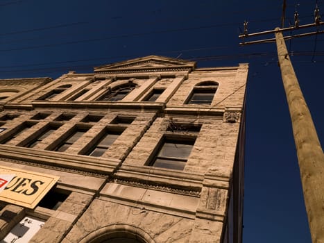 Heritage building, Exchange District, Winnipeg, Manitoba, Canada