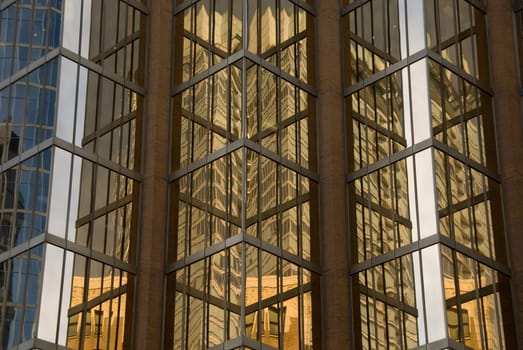 Skyscraper detail, Vancouver, British Columbia, Canada