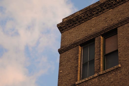 Building detail, Exchange District, Manitoba, Canada