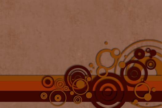 Retro circle background