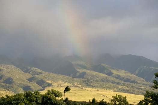 Rainbow over Maui, Hawaii, USA