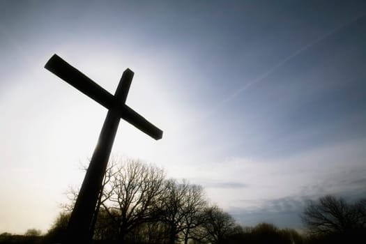 Silhouette of the cross