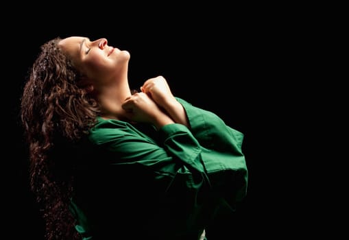 woman depicting mary of bethany