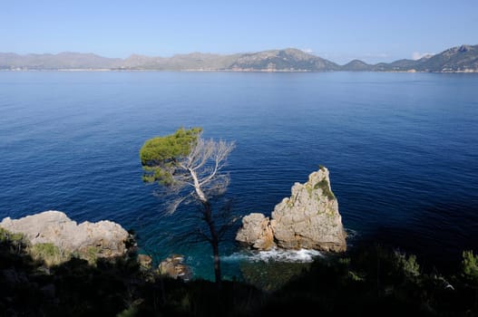 Rocks on the coast of Mallorca