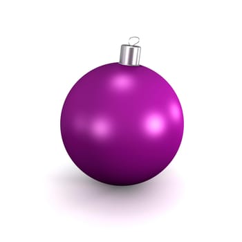 Purple Christmas ball