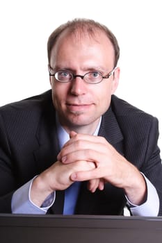 Businessman with glasses