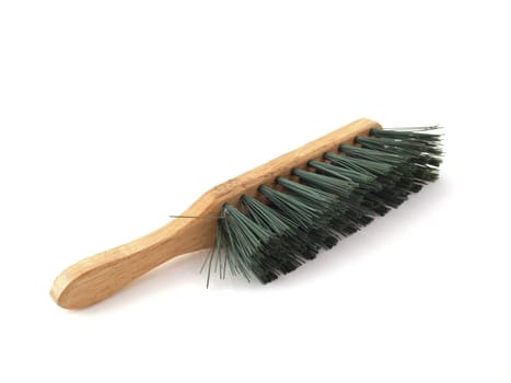 Sweeping brush on a white background.