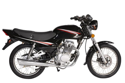 Black motorcycle