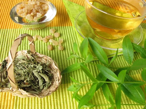 Tea with lemon verbena