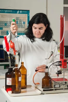 Winery laboratory