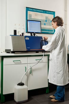 Winery laboratory