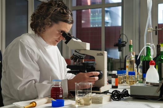 Winery laboratory