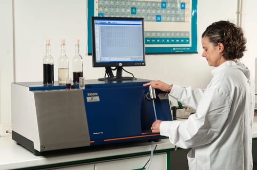 Winery laboratory