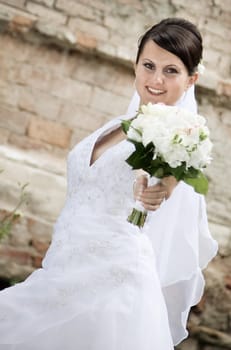 Portrait of the beautiful bride