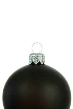 black christmas ball
