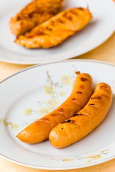 Grilled sausage