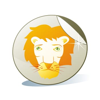 isolated sticker