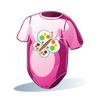 isolated baby t-shirt