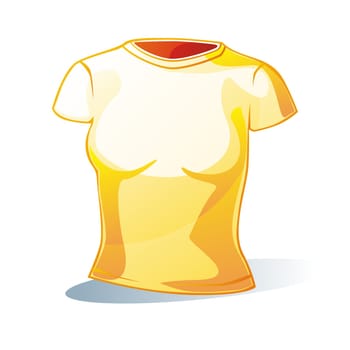 isolated women t-shirt