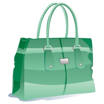 isolated handbag
