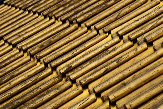 golden tiles