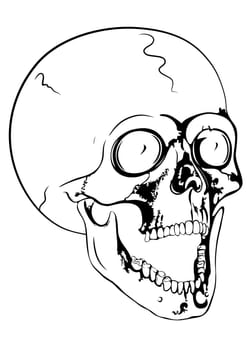 screaming skull