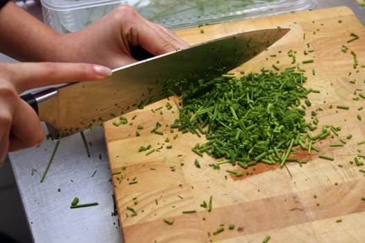Cut chives