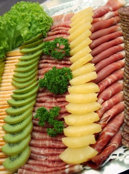 Ham platter