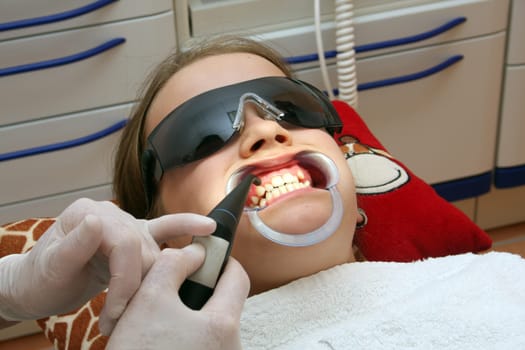 at the orthodontist