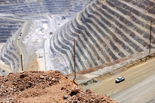 Bingham Kennecott Copper Mine Close-up