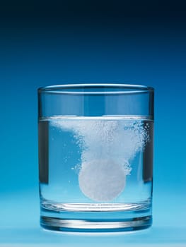 painkiller dissolving in water