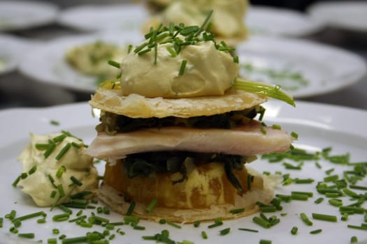 Puff pastry dessert