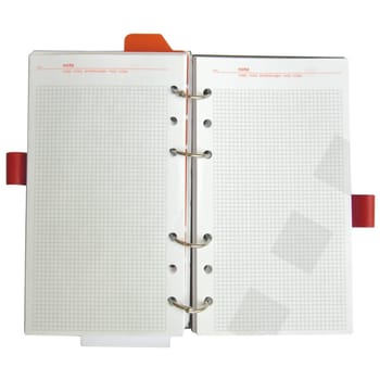Blank notebook page