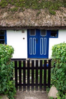 Thatched-roof house on Hiddensee