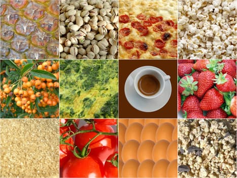 Food collage