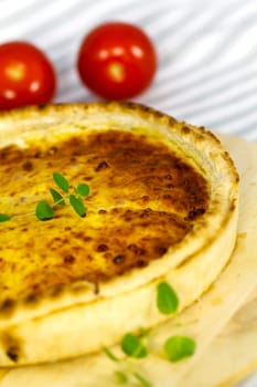 Quiche Lorraine,onion tart