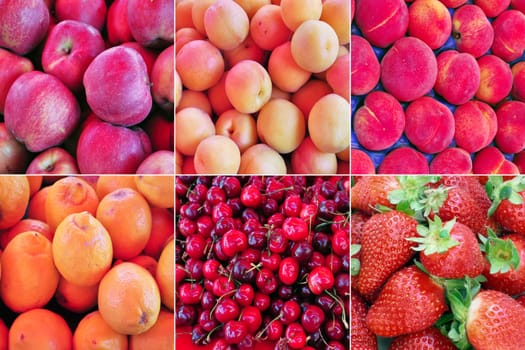 Fruit collage