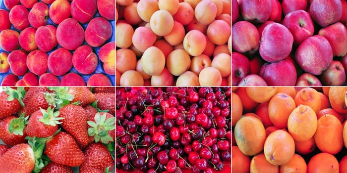 Fruit collage