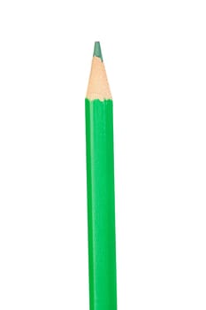 Green pencil vertically