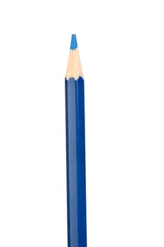 Dark blue pencil vertically