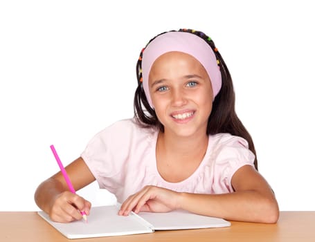 Student little girl