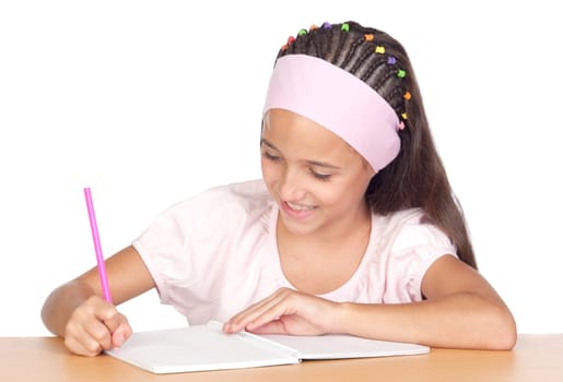 Student little girl