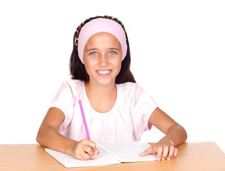 Student little girl