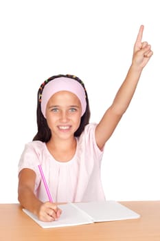 Student little girl