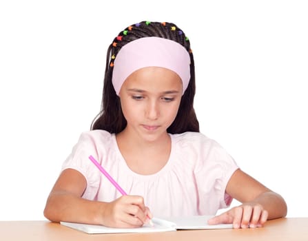 Student little girl