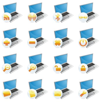 isolated internet icons