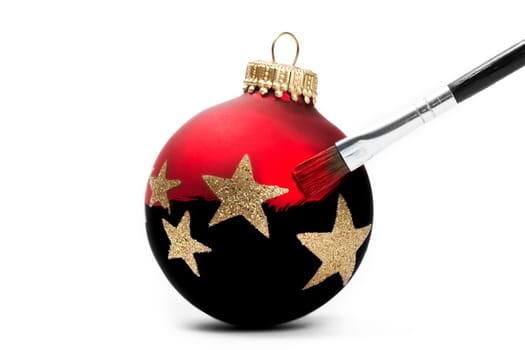 Christmas ornament gets color